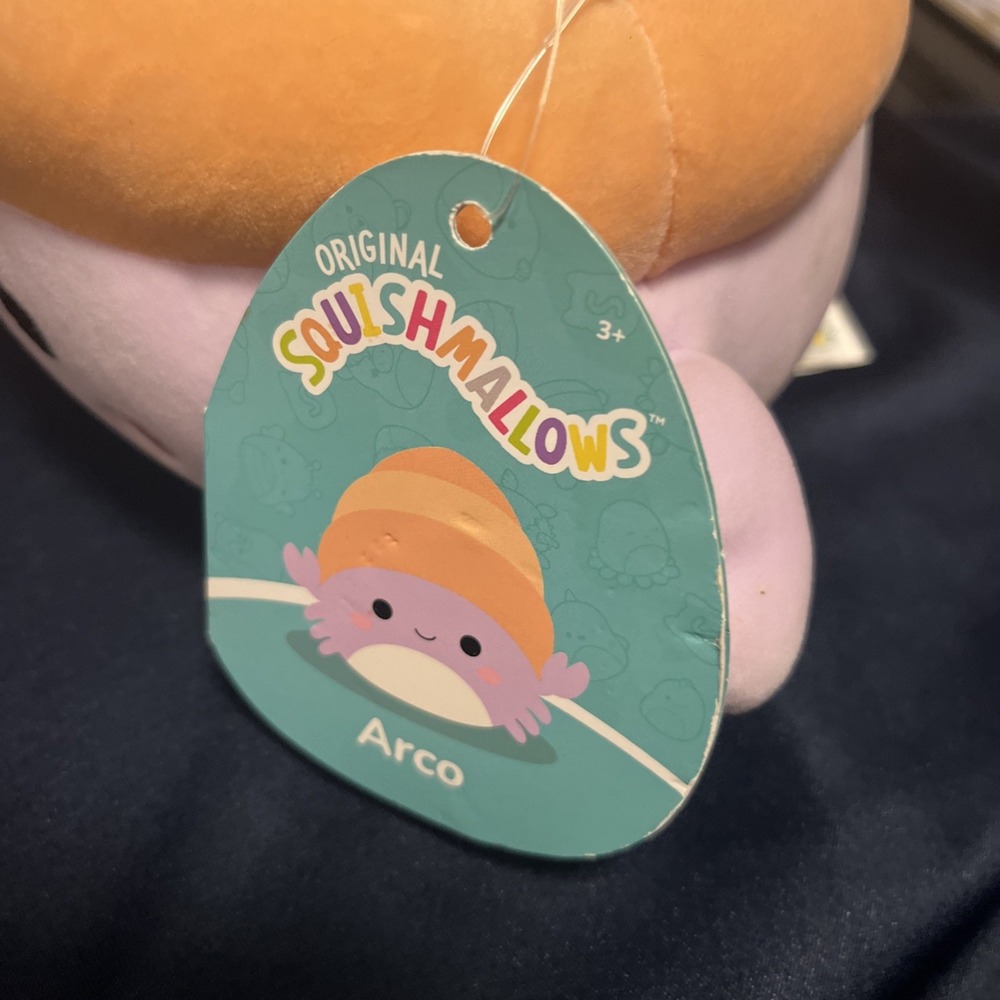 Lot of 2 Squishmallows Kellytoy 5" Arco (NWT) & 8" Lexi the Fox in Pajamas - Picture 7 of 13